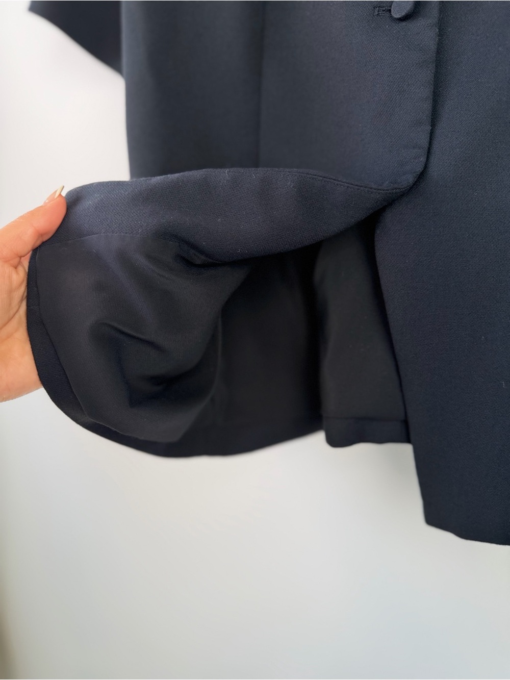 Abercrombie & fitch Classic Navy Button Front Short Sleeve Blazer - Picture 6 of 11